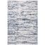 Amelia 4' x 6' Grey and Navy Abstract Rug