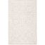 Grey and Ivory Floral Hand-Tufted Wool Area Rug, 8' x 10'