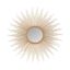 Gold Sunburst Round Wall Mount Decorative Mirror