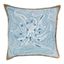 Oceanic Octo-Hug Blue Cotton Throw Pillow, 20" x 20"