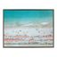 Monterosso Beach Aerial View Framed Canvas Art