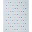 Gray Wool Polka Dot 8' x 10' Kids Area Rug