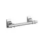 Chrome Pivoting Double Post Toilet Paper Holder