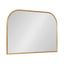 Gold Arched Wall Mirror with Wood Frame, 36 x 24