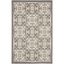 Elysian Ivory Grey Geometric Flat Woven Indoor/Outdoor Rug 32"x48"