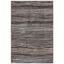 Silver & Beige Synthetic 4' x 6' Easy-Care Rectangular Rug