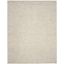 Creme Floral Shag 8' x 10' Synthetic Area Rug