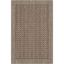 Gray Geometric Sisal 2' x 3' Area Rug