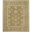 Sultanabad Green Hand-Knotted Wool 10' x 14' Area Rug