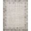 Elation Gray and Ivory Abstract Rectangular 7' x 10' Area Rug