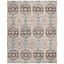 Aspen Light Blue and Cream Hand-Tufted Wool Area Rug 8' x 10'