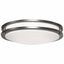 Solero II Bronze 20" Contemporary LED Flush Mount Light