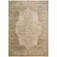 Cream 6' x 9' Stain-Resistant Viscose Area Rug