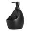 Black Stainless Steel Soap Dispenser with Scrubby Caddy