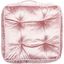 Blush Velvet Tufted Square Floor Pillow with Handle