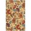 Jardin Beige and Multi Floral Wool Hand-Tufted Area Rug