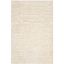 Ivory Hand-Knotted Wool 6' x 9' Rectangular Rug