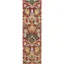 Blossom Red and Multicolor Hand Tufted Wool Runner Rug