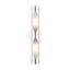 Novato Polished Chrome Dimmable 2-Light ADA Wall Sconce