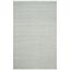 Handwoven Gray Geometric Wool and Cotton Area Rug, 5' x 8'