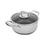 DiamondClad 6-Quart Hybrid Nonstick Stainless Steel Stock Pot with Vented Lid