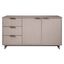 Granville Light Grey 55" Modern 3 Drawer Buffet Sideboard