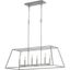 Classic Nickel Gabriel 6-Light Linear Pendant for Indoor/Outdoor