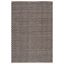 Handwoven Geometric Brown Wool & Cotton 4' x 6' Area Rug