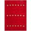 Reversible Hand-Knotted Woolen Delight Rug, Red, 4' x 6'