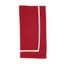 Red and White Classic Border Cloth Napkins, Set of 4