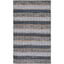 Elegant Gray Cowhide & Wool 3' x 5' Handwoven Area Rug