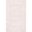 Hand-Tufted Dark Pink and Ivory Wool Area Rug