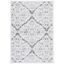 Ivory and Gray Geometric Indoor/Outdoor Area Rug