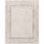 Gray and Beige Reversible Rectangular Stain-Resistant Area Rug