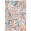 Ivory and Yellow Abstract Synthetic Area Rug, 4'5" x 6'5"