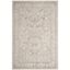 Beige and Cream Floral Rectangular Area Rug