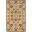 Elegant Heritage Hand-Tufted Wool Area Rug in Beige, 4' x 6'