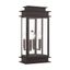 Princeton Classic Bronze 19" Outdoor Wall Lantern with Clear Glass