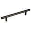 Modern Black Bronze Bar Pulls with Mounting Hardware, 10 Pack