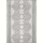 Light Grey Rectangular Easy-Care Synthetic Area Rug, 6'7" x 9'