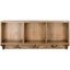 Alice Medium Oak Wall Shelf with Storage Compartments