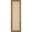 Hand-Tufted Beige & Brown Wool Runner Rug, 27"x7"