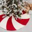 Red and White Candy Cane 84" Round Tree Skirt