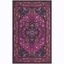 Bellagio Pink and Navy 6' x 9' Handmade Wool Area Rug