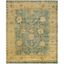 Handmade Medium Blue/Green Wool 8' x 10' Oriental Area Rug