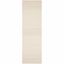 Ivory Elegance Hand-Tufted Wool Runner Rug, 2'3" X 6'