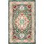 Aspen Red and Green Hand-Tufted Wool Area Rug