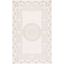 Empire Ivory Beige Hand-Tufted Wool Area Rug 3' x 5'