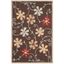 Multicolor Floral Hand-Knotted Wool Area Rug 4' x 6'