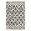 Reversible Gray Geometric 10' x 14' Synthetic Area Rug